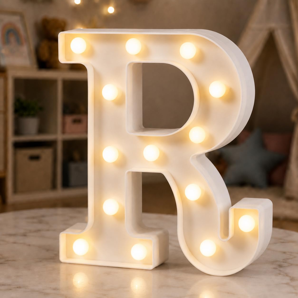 照明　R アルファベット Amazon.com: HXWEIYE LED Marquee Letters Lights Sign R, 26 Alphabet